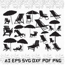 beach chair svg, beach chairs svg, sea svg, beach, chair , svg, ai, pdf, eps, svg, dxf, png