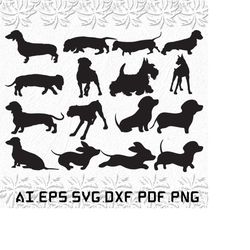 dachshund puppy svg, dachshund puppys svg, dachshund svg, puppy, dog, svg, ai, pdf, eps, svg, dxf, png
