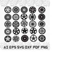 wheel hubcap svg, wheel svg, hubcap svg, car, wheels, svg, ai, pdf, eps, svg, dxf, png