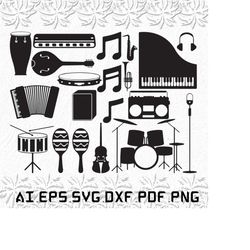 hip hop equipment svg, hip hop equipments svg, hip hop svg, equipment, music, svg, ai, pdf, eps, svg, dxf, png