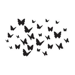 butterflies svg, png, jpg files. butterflies silhouette. butterflies bundle. butterflies set. digital download.