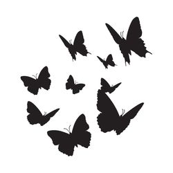 butterflies svg, png, jpg files. butterflies silhouette. butterflies bundle. butterflies set. digital download.