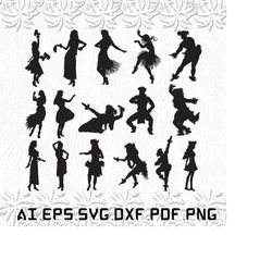 hula dancer svg, hula dancers svg, hula svg, dance, dancer, svg, ai, pdf, eps, svg, dxf, png