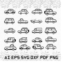 mini car svg, mini cars svg, cars svg, truck, car, svg, ai, pdf, eps, svg, dxf, png