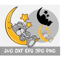 teddy bear svg, care bears layered cricut, moon svg funny, svg, funny care bears svg bundle, funny quotes, sarcastic svg