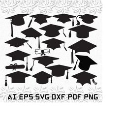 graduation cap svg, grad svg, graduation svg, cap, school, svg, ai, pdf, eps, svg, dxf, png