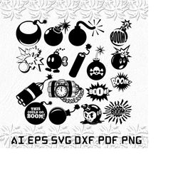 boom svg, bomb stars svg, blast smoke svg, cloud, halftone, svg, ai, pdf, eps, svg, dxf, png