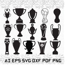 football trophy svg, football svg, trophy svg, win, victory, svg, ai, pdf, eps, svg, dxf, png