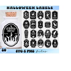 halloween labels svg, halloween potion label svg, halloween bottle labels svg