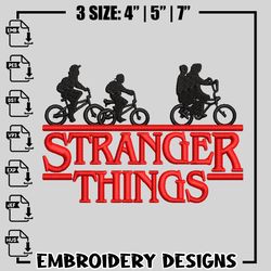 stranger things logo embroidery design, logo embroidery, logo design, embroidery shirt, logo shirt, instant download
