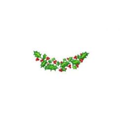 christmas flower embroidery design