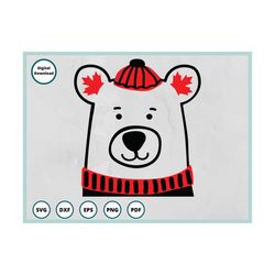 bear svg in canada | cute bear svg | bear svg for cricut | svg for cricut maker | bear cut file | bear instant download