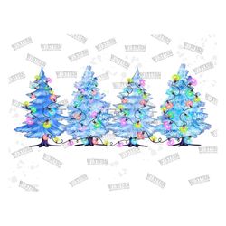 Christmas Snow Trees Png Sublimation Design, Western Design ,Snow Trees Png,Christmas Snow, Snow Trees Light Png ,Snow P