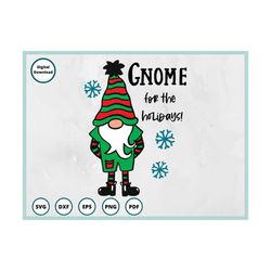Gnome SVG | Christmas gnome svg | gnome png | gnome clipart | gnome Cricut | Christmas SVG | winter svg | winter gnome s
