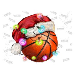 christmas baseball ball sublimation png, basketball christmas, basketball png, christmas basketball ball santa hat png,