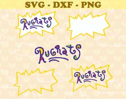 logo rugrats svg, bundles rugrats svg, png,dxf, pdf, jpg...