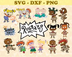 rugrats svg, bundles rugrats svg, png,dxf, pdf, jpg...