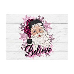 santa believe png, santa png, christmas png, santa sublimation design download, believe,santa,christmas,leopard,cheetah,