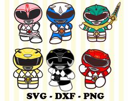 power ranger baby svg, bundles power ranger svg, png,dxf, pdf, jpg...