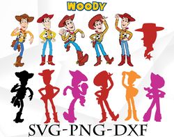 toy story woody svg, bundles toy story svg, png,dxf, pdf, jpg...