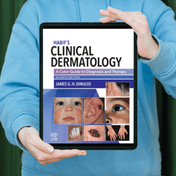 habif's clinical dermatology: a color guide to diagnosis and therapy, ebook, digital instant download