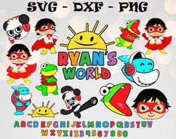 ryan's world svg, bundles ryan's world svg, png,dxf, pdf, jpg...