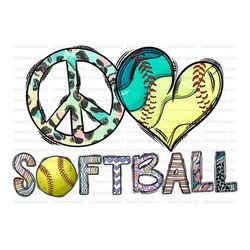 peace love softball png, leopard, printable, love softball, softball png, sublimation softball, peace, sublimation desig