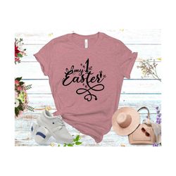 my first easter svg, baby easter svg, happy easter svg, easter baby svg, my 1st easter svg, cute easter bunny ears svg,