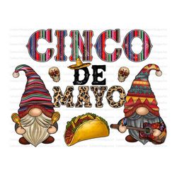 cinco de mayo gnomes png sublimation design, cinco de mayo png, mexican hat png, mexico gnomes png,mexican gnomes png do