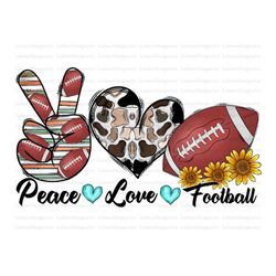 peace love football png, football sublimation designs downloads,football png,png football,football png files for sublima