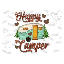 happy camper sublimation png, camp life png, caravan png, camping png, happy camper sublimation file, camping clipart, c