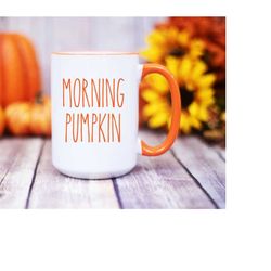 morning pumpkin mug | fall mug | pumpkin mug | pumpkin coffee | fall coffee mug | hello pumpkin coffee | pumpkin coffee