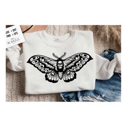 Moth svg, Celestial moth svg, Floral moth svg, Boho moth SVG, Boho moth SVG, Moth svg, Moon moth svg, Magic illustration