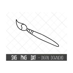 paint brush svg, brush svg, painting clipart, art clipart, crafting clipart, paint svg, dxf, paint brush cricut silhouet