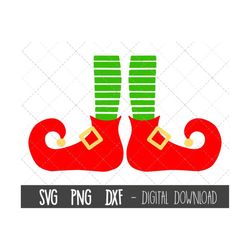 elf shoes svg, elf svg, christmas svg, elf svg file, elf feet svg, elf hat png, xmas svg files, cricut silhouette svg cu