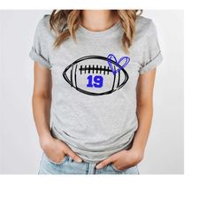 Football Number Shirt, Custom Football Number Shirt, Football Mom Shirt, Personalized Football Senior Mom Shirt, Fall Ap