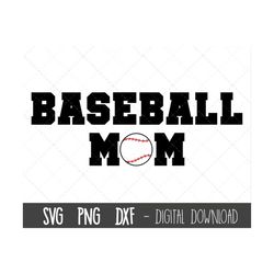 Baseball Mom SVG, Baseball svg, Football mom svg, baseball mama t-shirt svg, Mother's Day SVG, baseball cut file, cricut