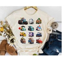 disney cars many maters t-shirt cars collection t-shirt, disney family matching shirt, walt disney world shirt, disneyla