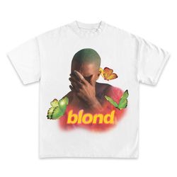 frank ocean t-shirt | blonde album cover art rap tee | rare concert merch blond graphic nostalgia ultra channel orange