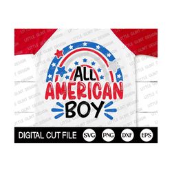 fourth of july svg, all american boy svg, independence day, memorial day, 4th of july svg, america boy shirt gift, svg f