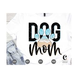 dog mom beach paw png for sublimation or print | dog lover, dog paw, beach, pet owner | t-shirt making, mug making with