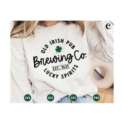 st patricks day svg | shamrock svg | clover svg | old irish pub brewing co. svg | lucky clover svg | cut file for cricut