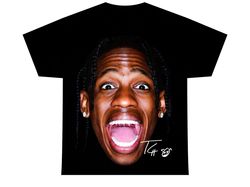 travis scott t-shirt | rap tee concert merch | rare hip hop graphic print