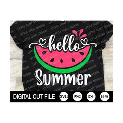 hello summer sign, watermelon svg, summer svg, summer cut files, hello summer png, summer porch sign, svg files for cric