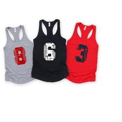 baseball numbers tank top, custom baseball shirt, personalized baseball t-shirt, custom baseball shirt, softball numbers