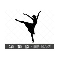 ballerina svg, ballet svg, ballerina silhouette, dancer svg, ballet silhouette, ballerina cut file, ballerina cricut sil