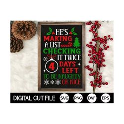 christmas countdown svg, christmas svg, christmas sign svg, merry christmas svg, calender, holiday, xmas cut file, png,