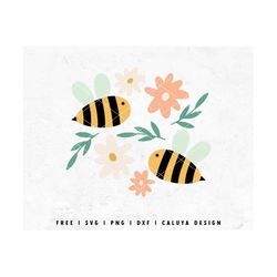 bee svg | spring flower svg | cute bee svg | retro bee svg | bumble bee svg | honey bee svg cricut, cameo silhouette | b