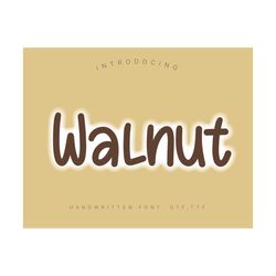 walnut handwritten font,font download,chic font, cute font, handwritten font, kid font, modern font,sweet font