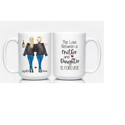 personalized mom and daughter coffee mug gift for mom personalized mug mother's day gift mother and daughter gift mom mu
